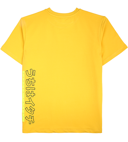 Boys Printed T-Shirt - Mustard