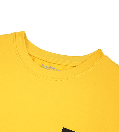 Boys Printed T-Shirt - Mustard