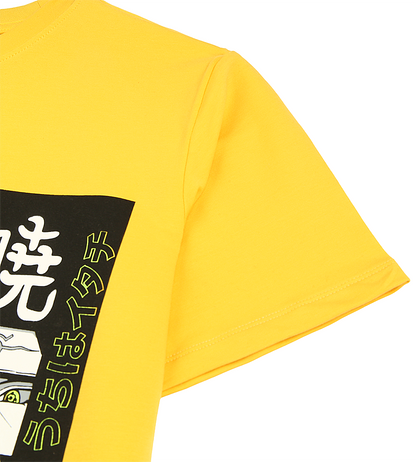 Boys Printed T-Shirt - Mustard