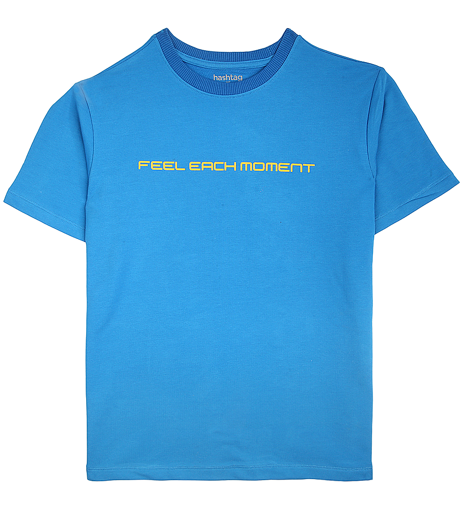 Boys Printed T-Shirt - Royal Blue