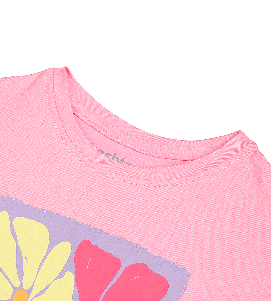 Girls Printed T-Shirt - Pink