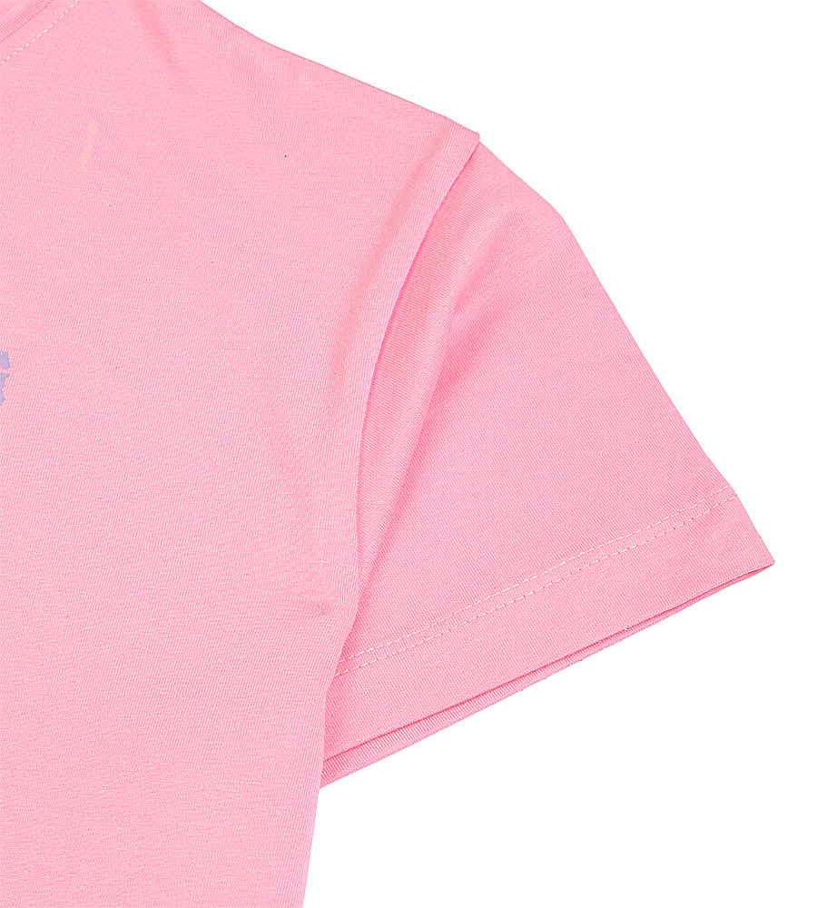 Girls Printed T-Shirt - Pink