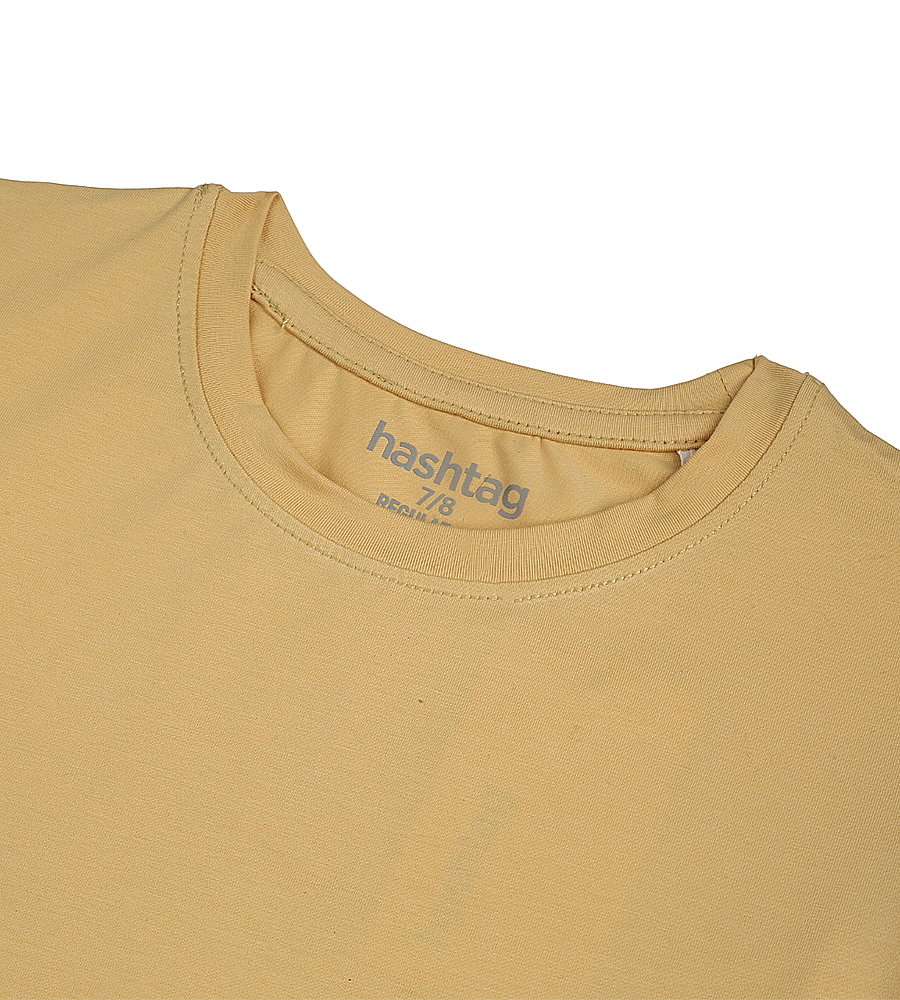 Boys Casual Short Sleeve T-Shirt - Peach