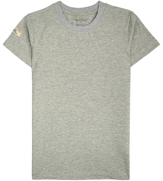 Boys Casual Short Sleeve T-Shirt - Grey