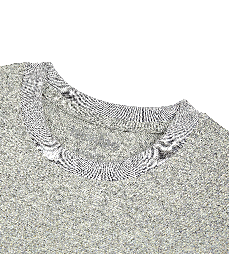 Boys Casual Short Sleeve T-Shirt - Grey