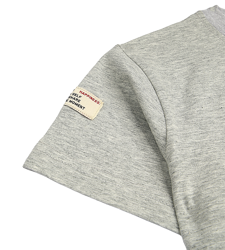 Boys Casual Short Sleeve T-Shirt - Grey