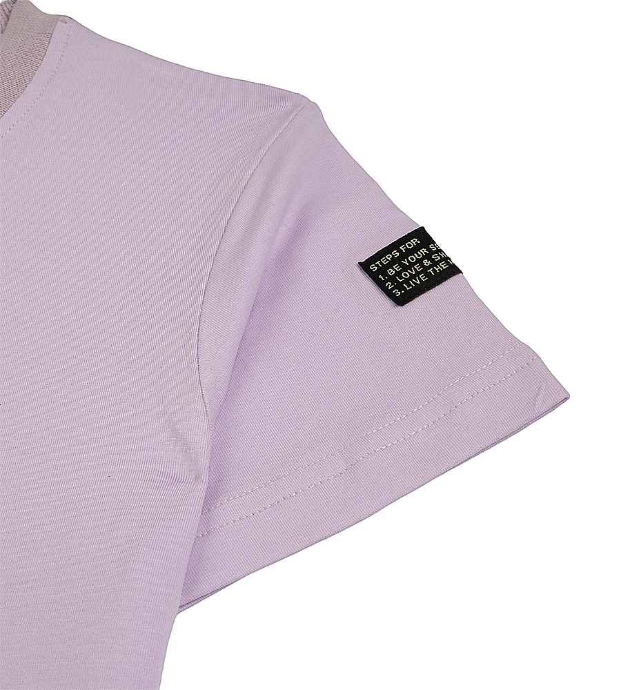 Boys Casual Short Sleeve T-Shirt - Purple