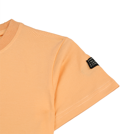 Boys Casual Short Sleeve T-Shirt - Peach