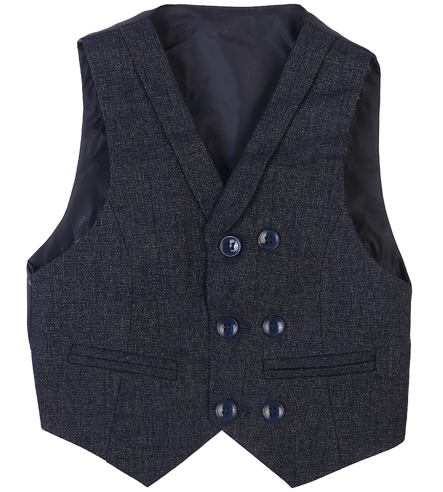 3 Pcs Coat Suit For Boys - Navy