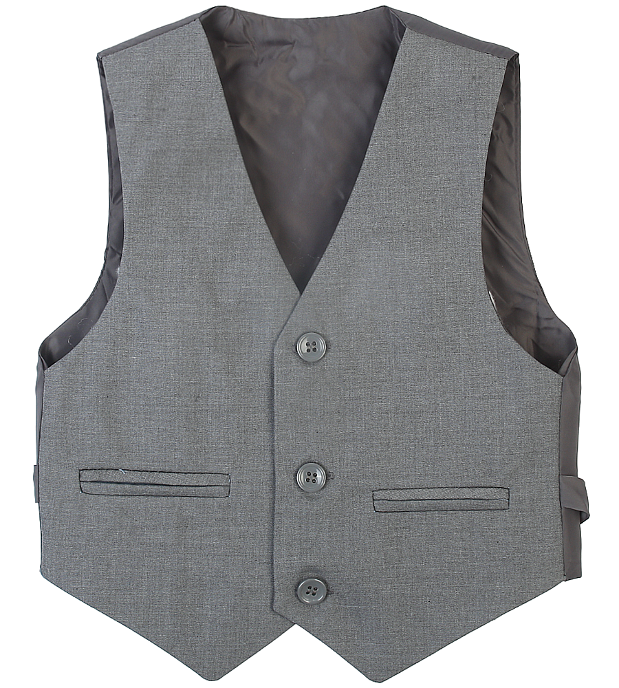 3 Pcs Coat Suit For Boys - Grey