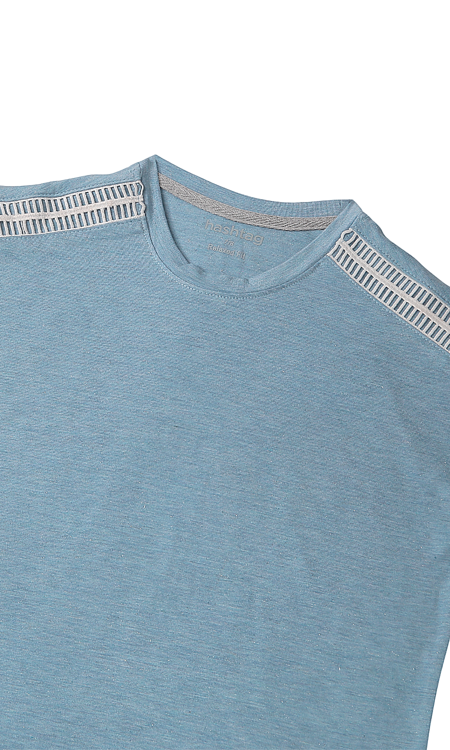 Girls Plain Tee - Blue