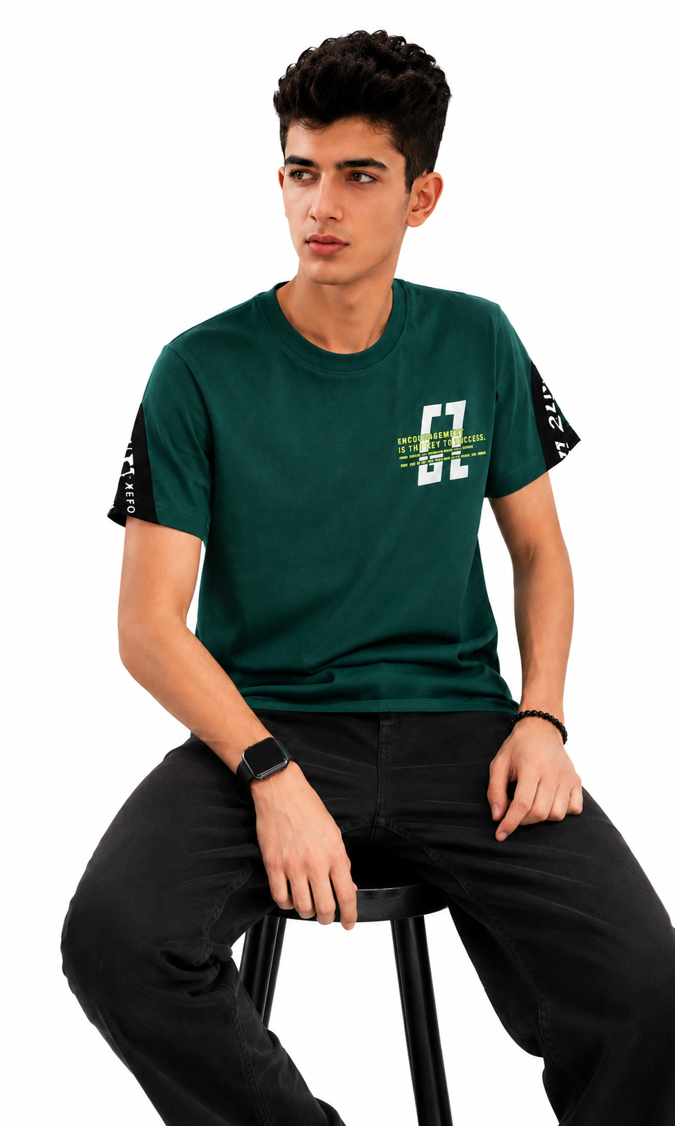 Boys Printed T-Shirt - Green