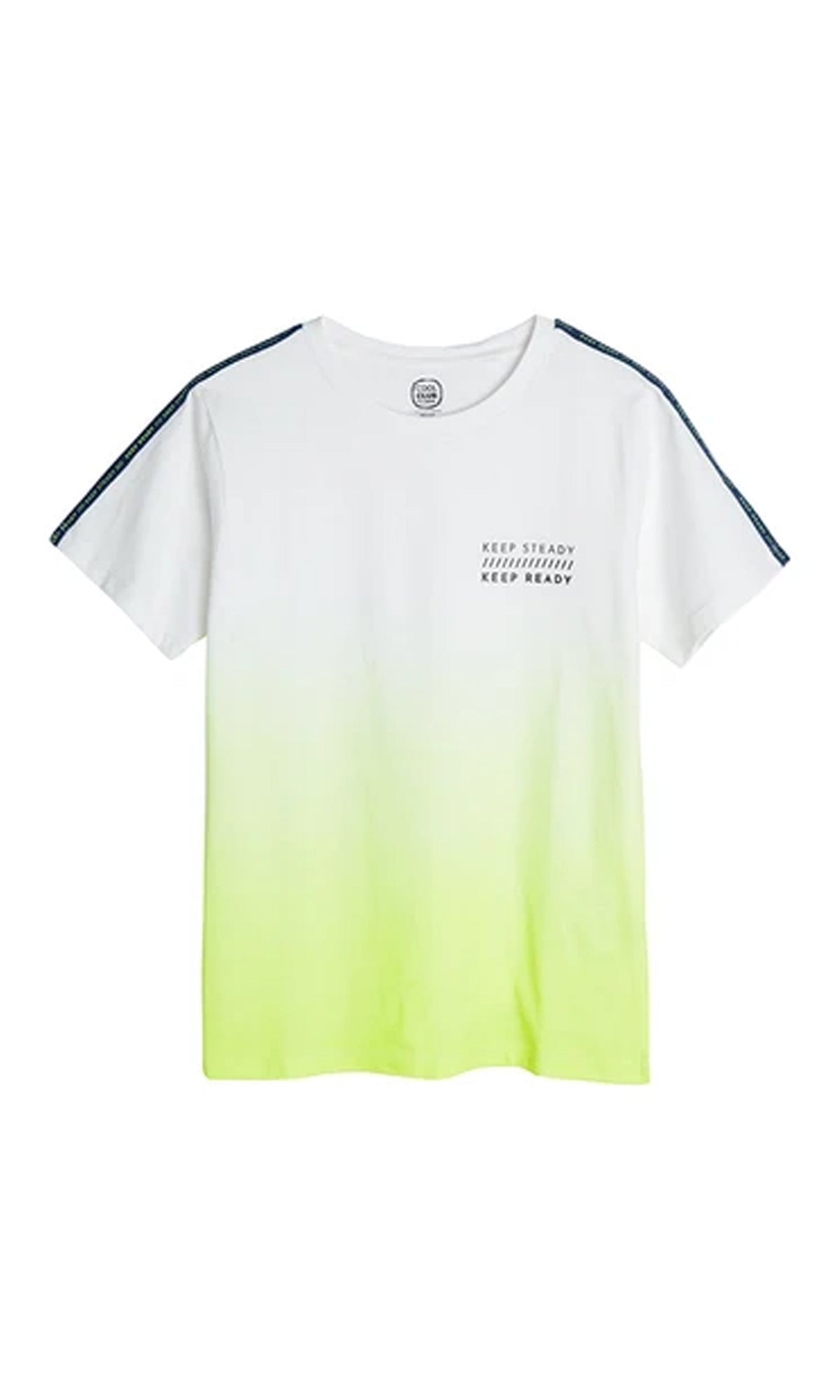 Boy's T-shirt, white and green