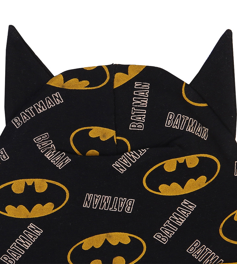 Boy's Hat Gray Black Batman Set 2 Pcs CC LAB2401218