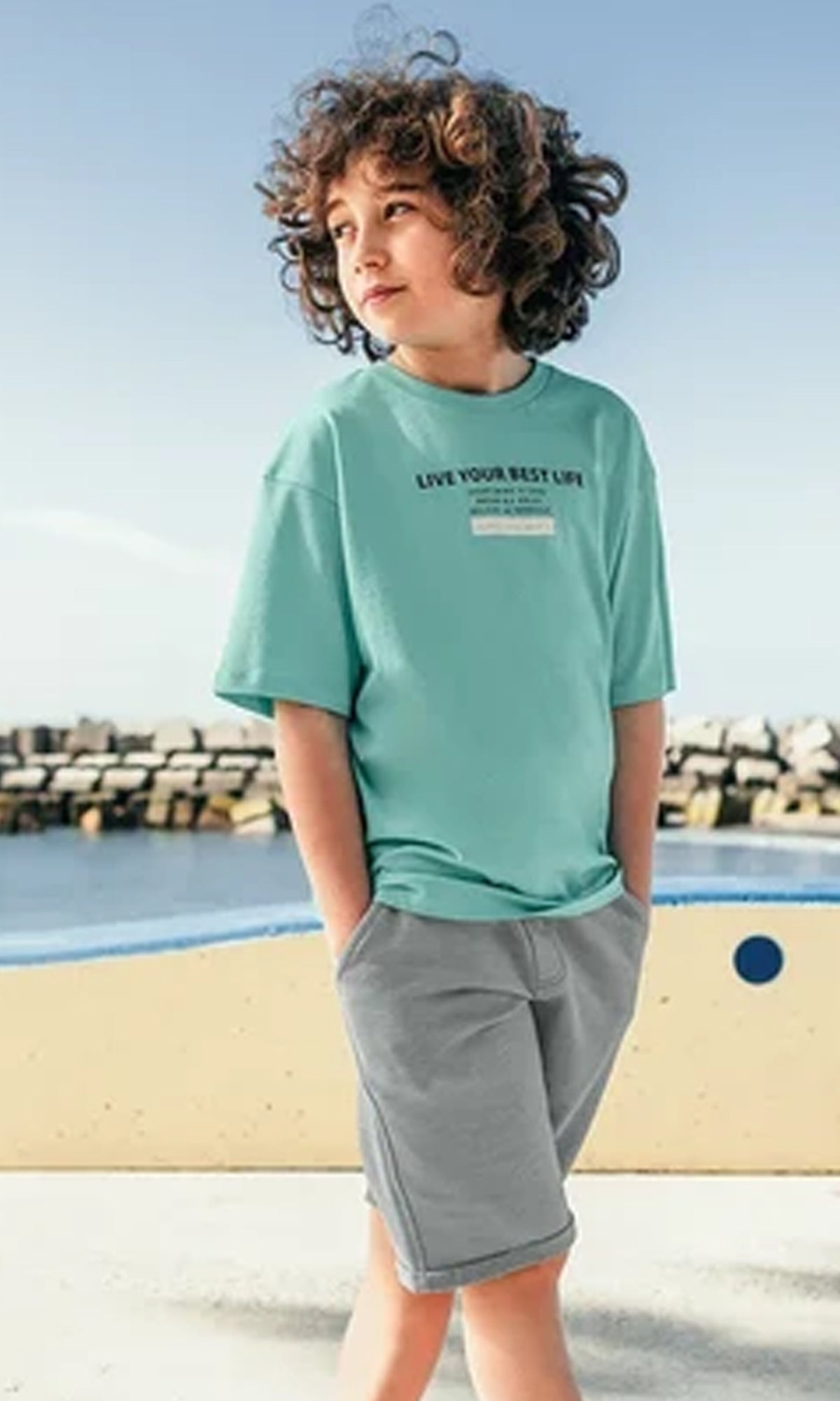 Boy's Shorts Grey