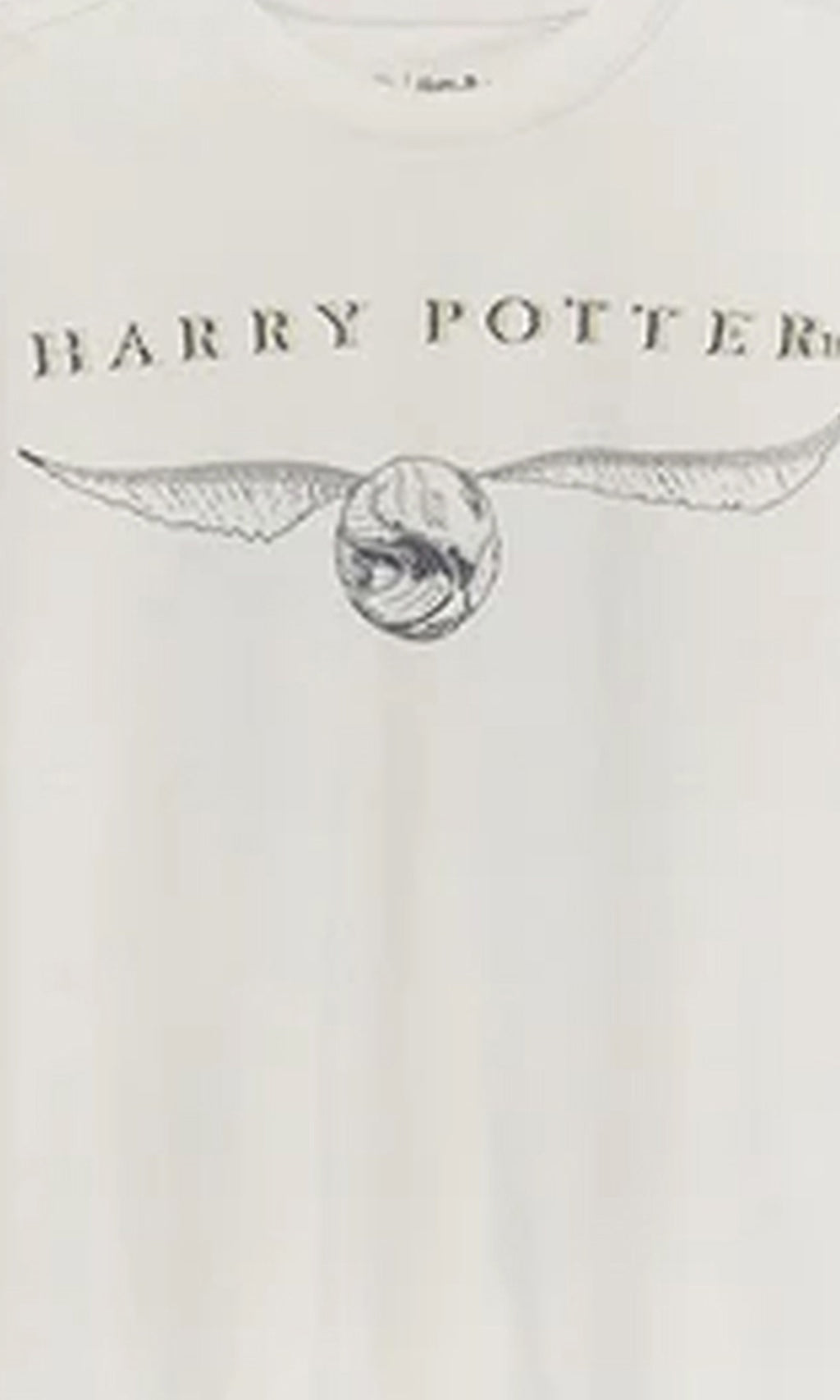 Boys T Shirt Ecru Harry Potter
