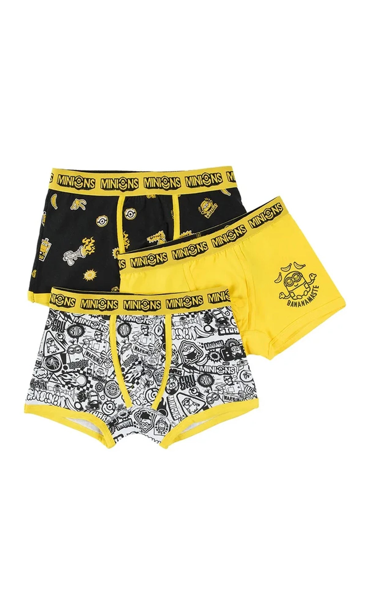 Boy's Boxer Briefs Mix Minions Set 3 Pcs