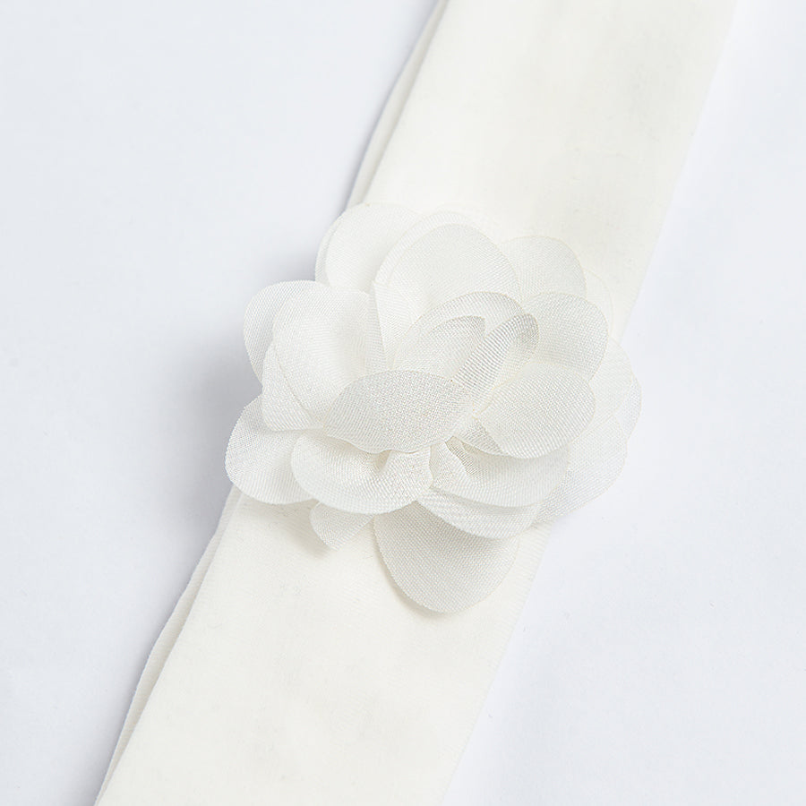Girls Headband, White CC CAG1700943