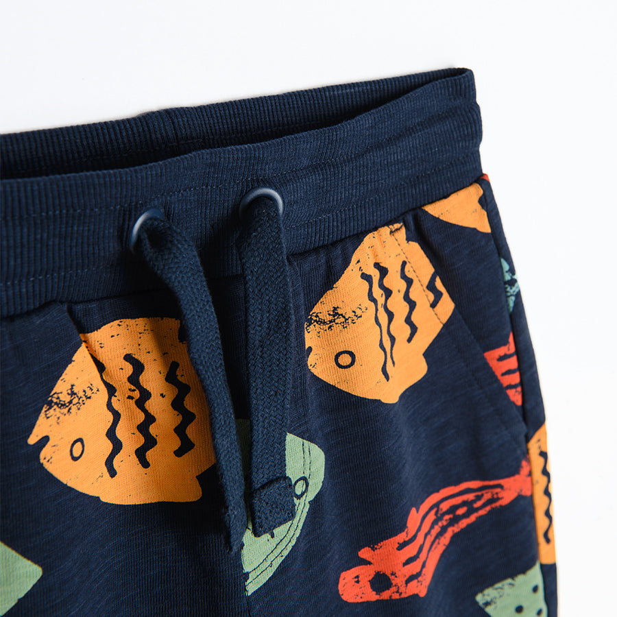 Boy's Sweat Pants Navy Blue