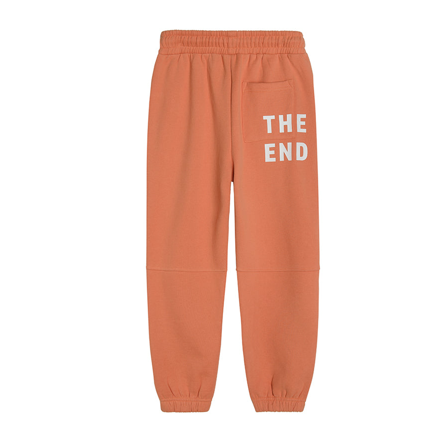 Boy's Sweat Pants Orange Explore the City