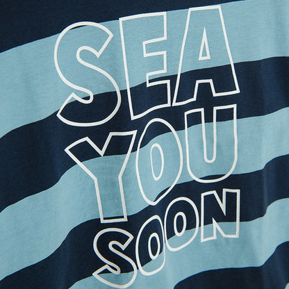 Long Sleeve Shirt for Boys, Mix, Stripes, Sea you soon