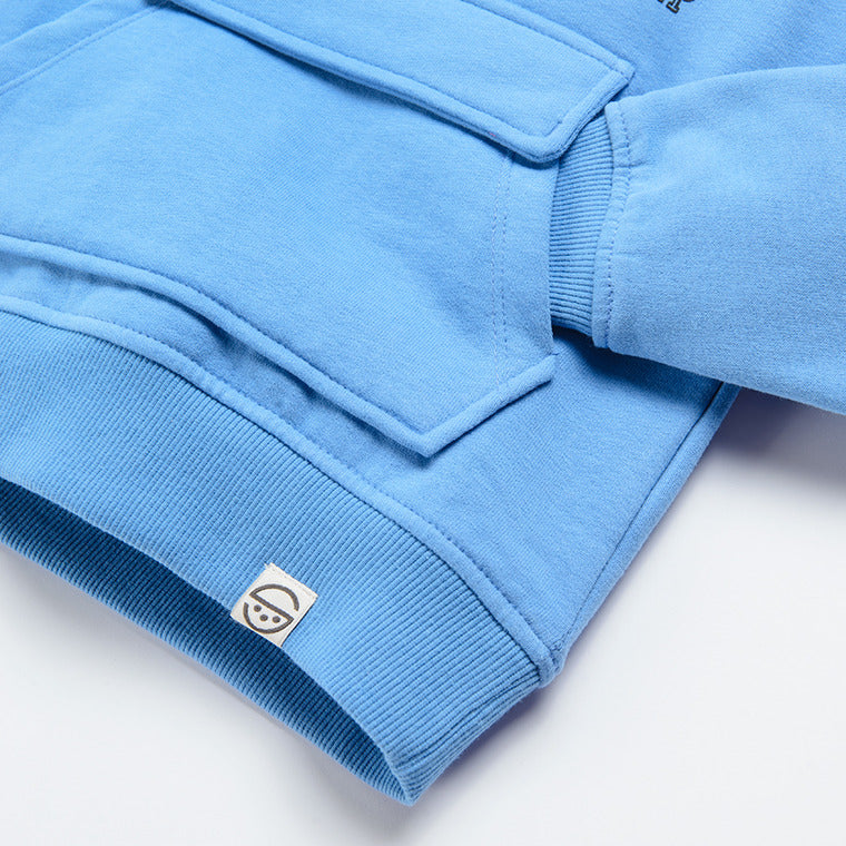 Boy's Hooded Sweatshirt Blue