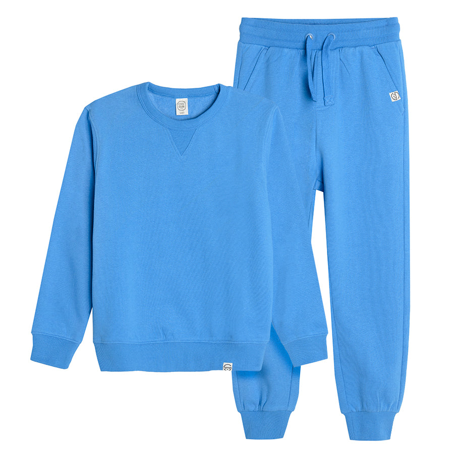 Boys 2 Pcs Track Suit - Sky Blue