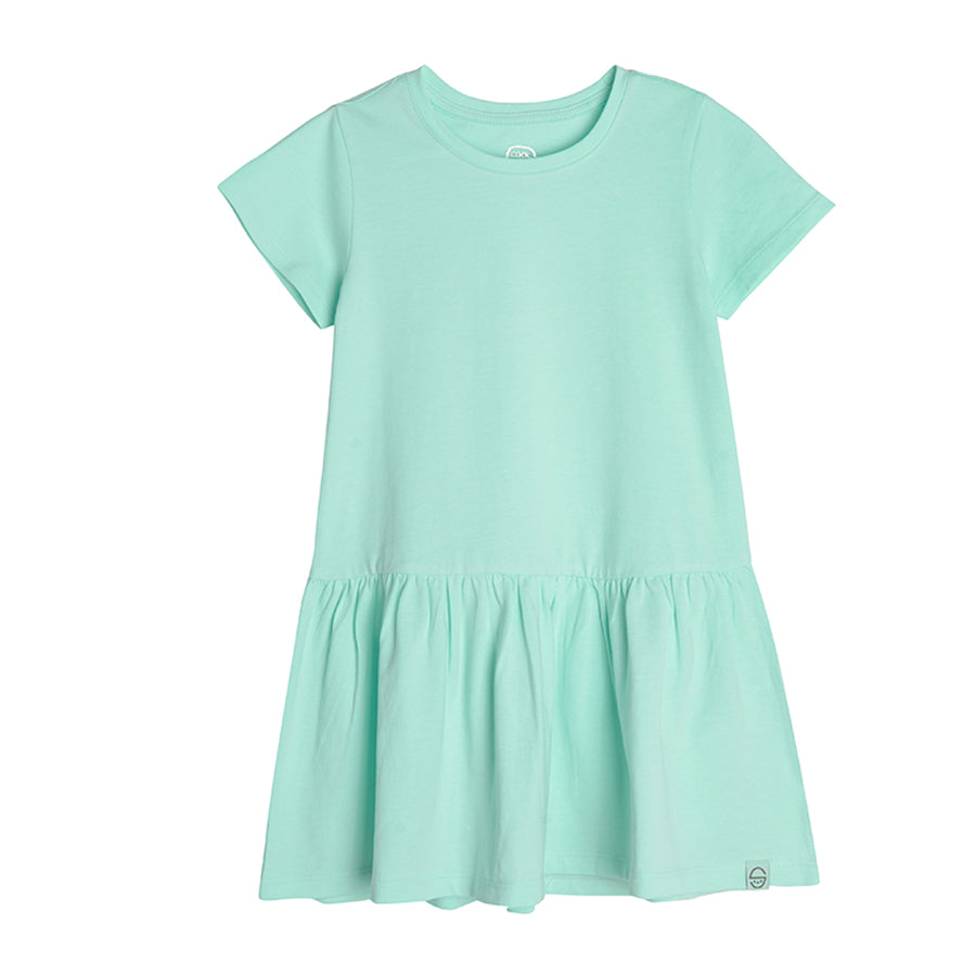 Girl's Dress with Short Sleeves