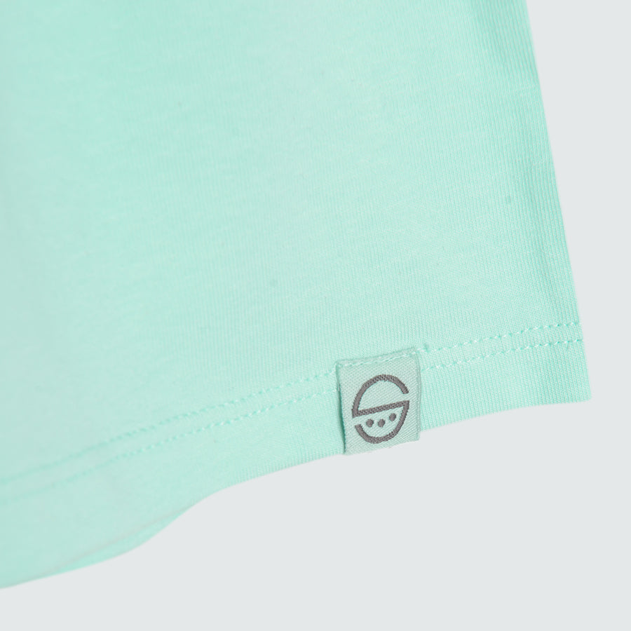 Girl's Dress with Short Sleeves