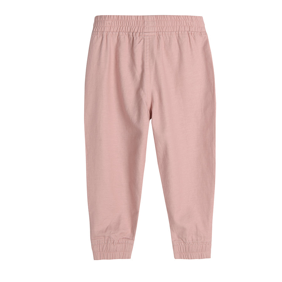 Girl's Fabric Pants Light Pink