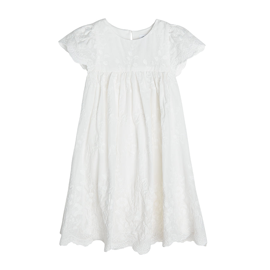 Girl's Dress With Short Sleeves