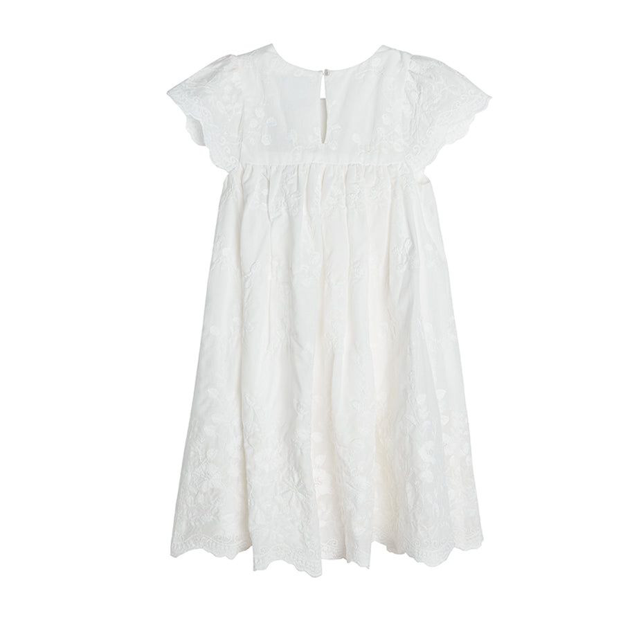 Girl's Dress With Short Sleeves