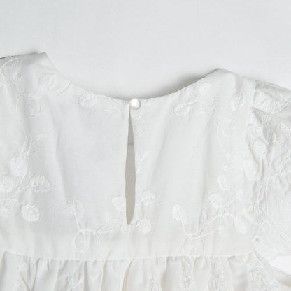 Girl's Dress With Short Sleeves