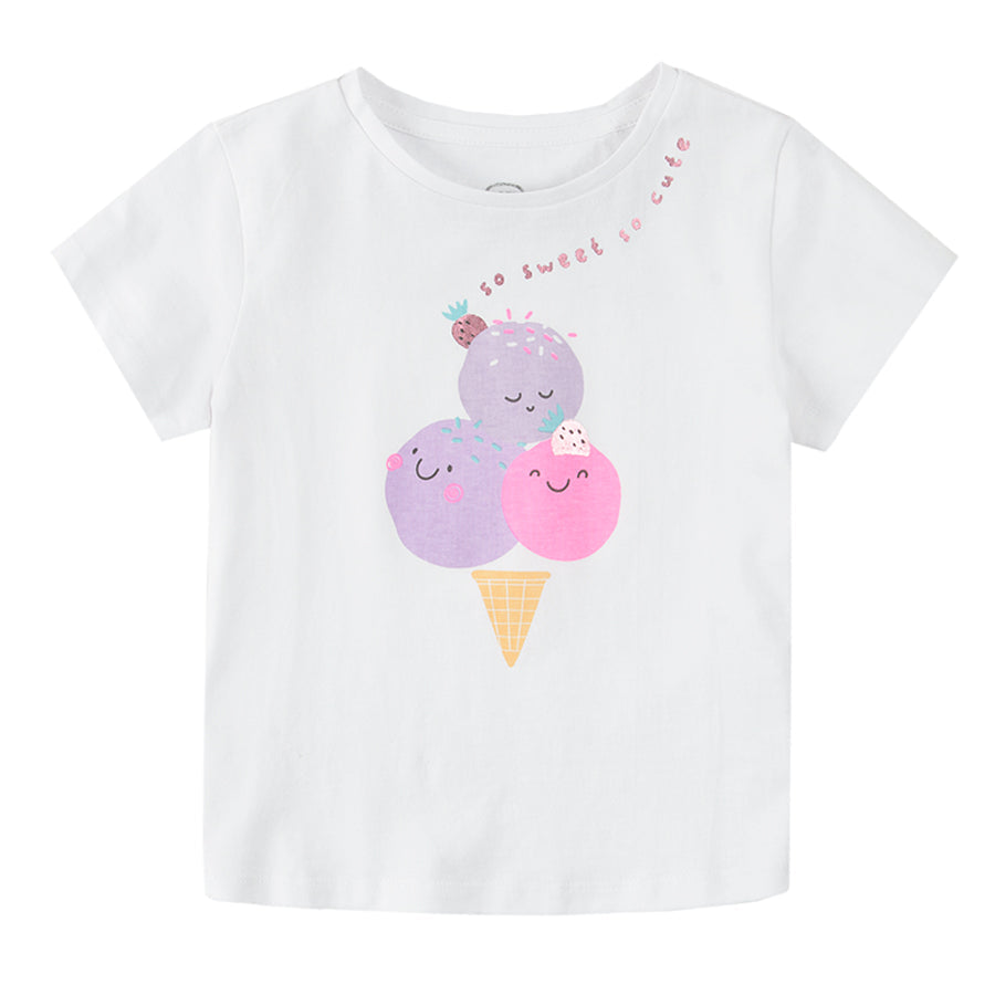 Girls T-Shirt, White