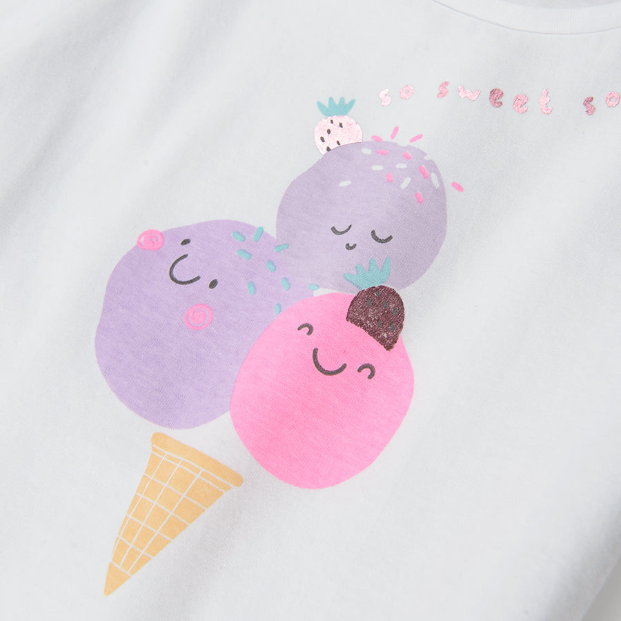 Girls T-Shirt, White