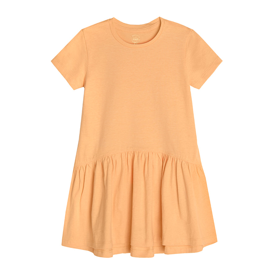 Girl's Dress with Short Sleeves