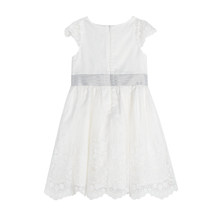 Girls Frock With Half Sleeves