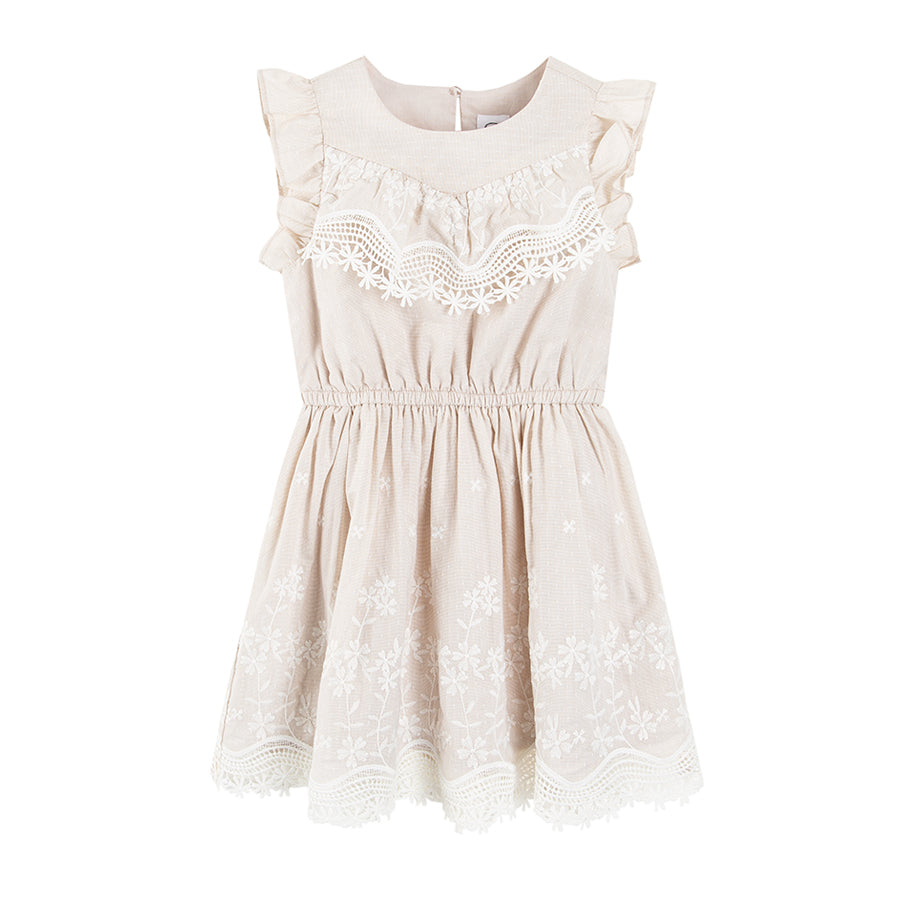 Girl's Frock Without Sleeves