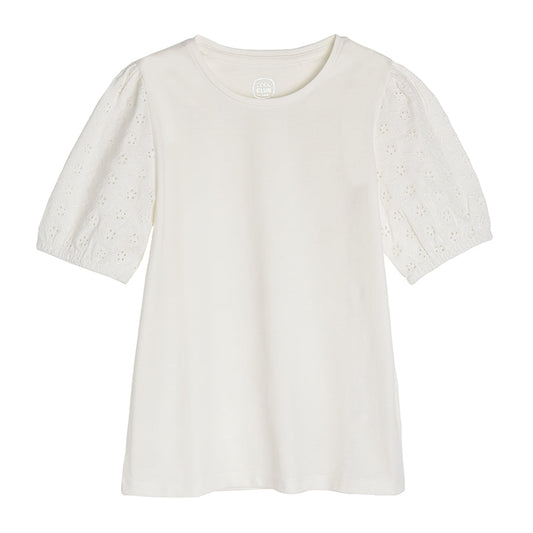 Blouse for Girls with Short Sleeves