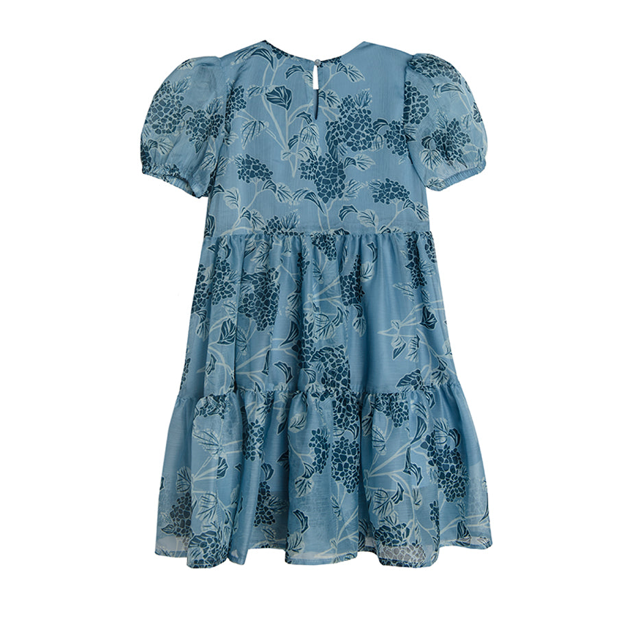 Girl's Dress With Short Sleeves