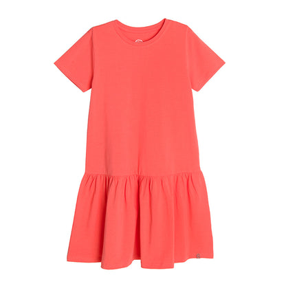 Girl's Dress With Short Sleeves