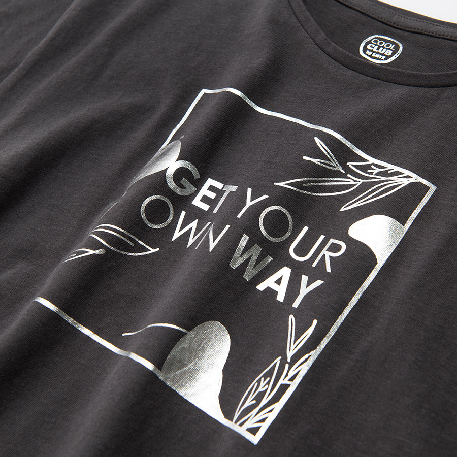 Girls T-Shirt - Dark Grey