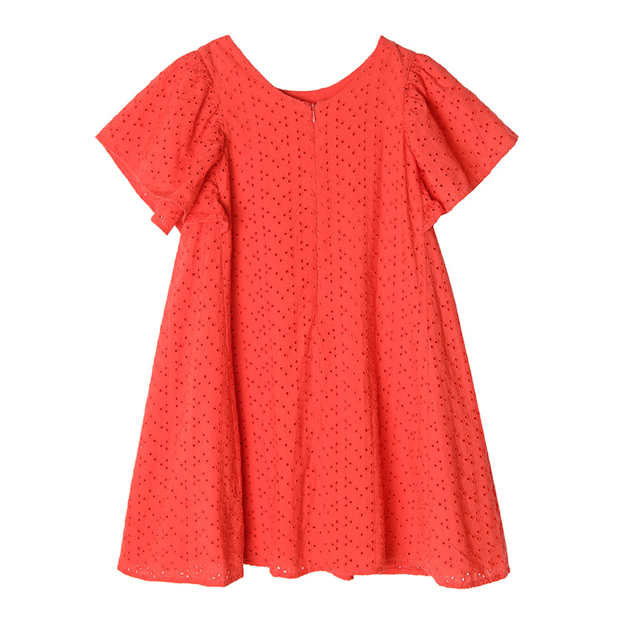Girl's Dress With Short Sleeves