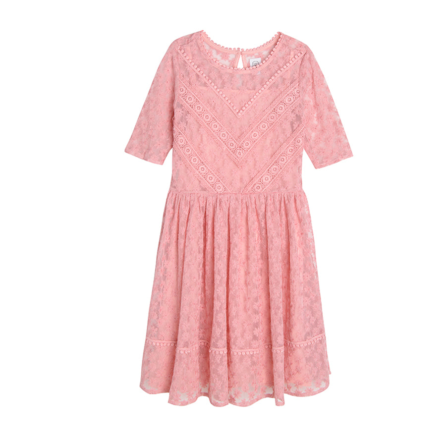 Girls Frock Pink