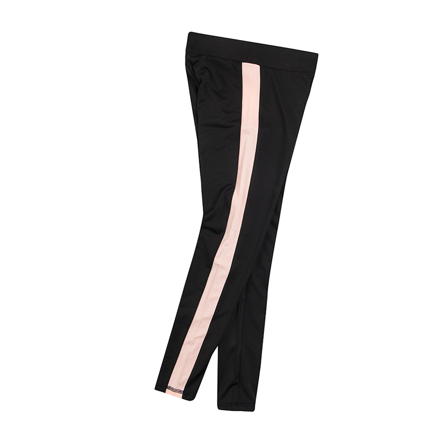 Girl's Sports Leggings Black Coral Set 2 Pcs