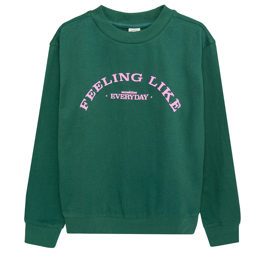 Girl's Long Sleeved Blouse Green