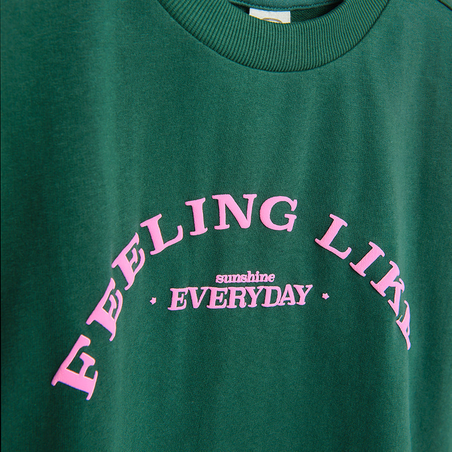 Girl's Long Sleeved Blouse Green