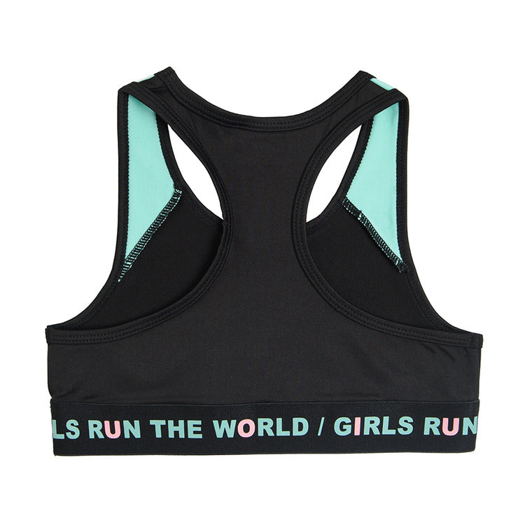 Girls Sports Top Black