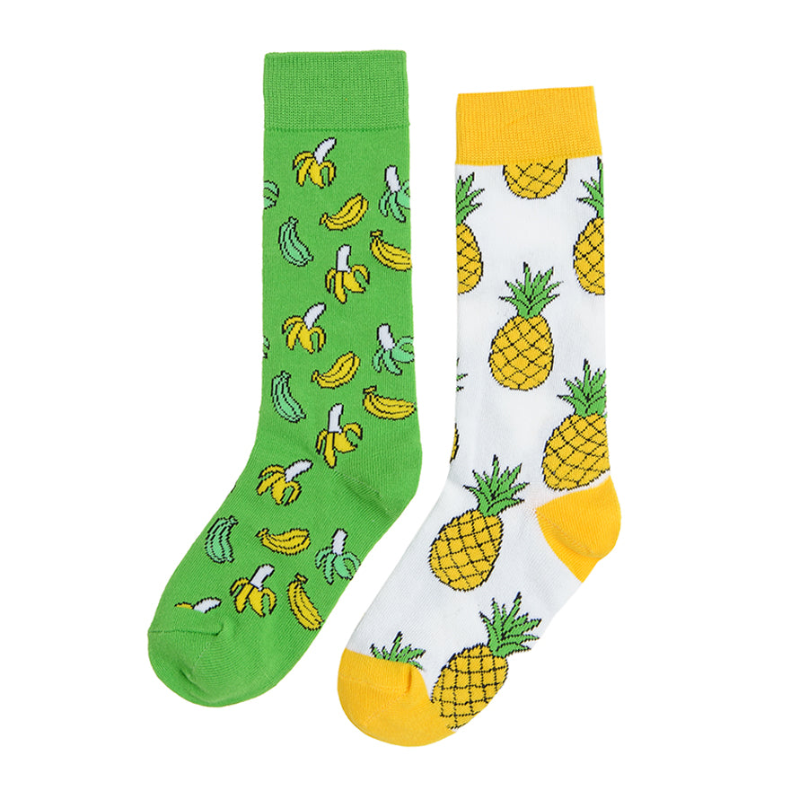 Boys 2 Pcs Socks - Multi Color