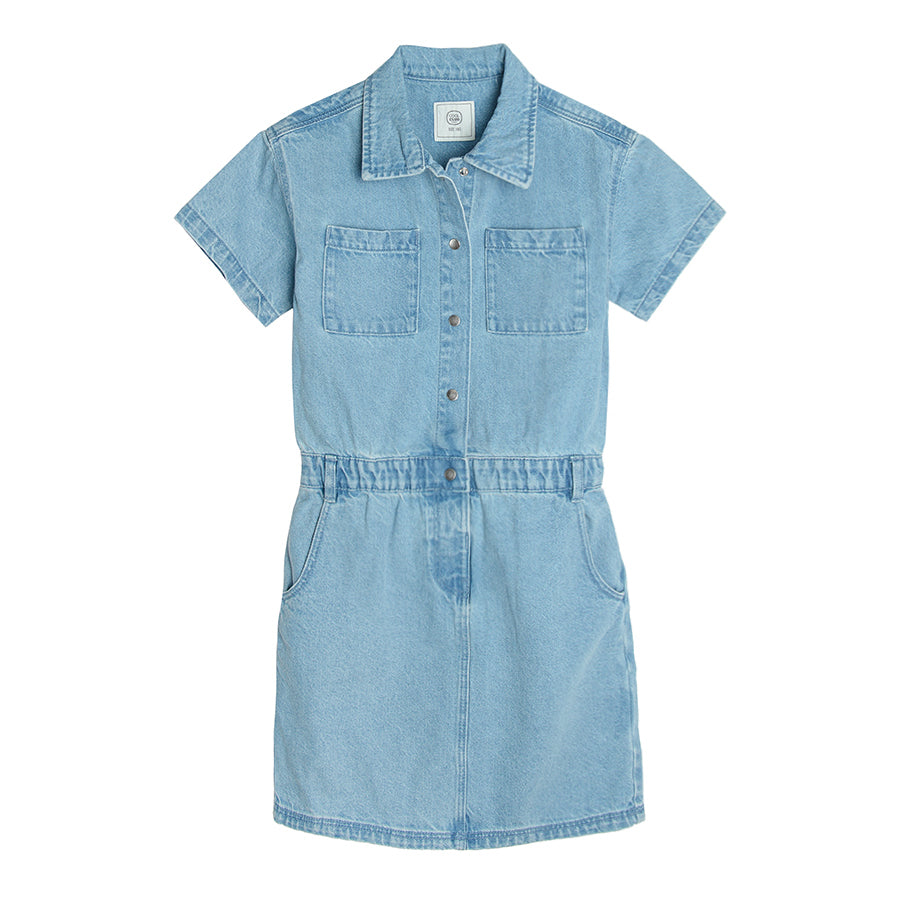 Girl's Dress With Short Sleeve